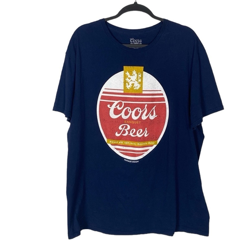 Coors beer oversized, graphic T-shirt